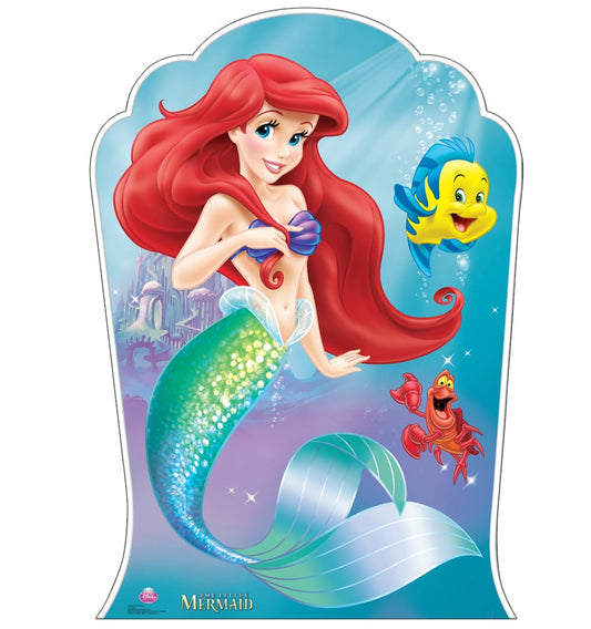 Life-size Ariel and Friends Cardboard Standup Cutout - All Cutouts