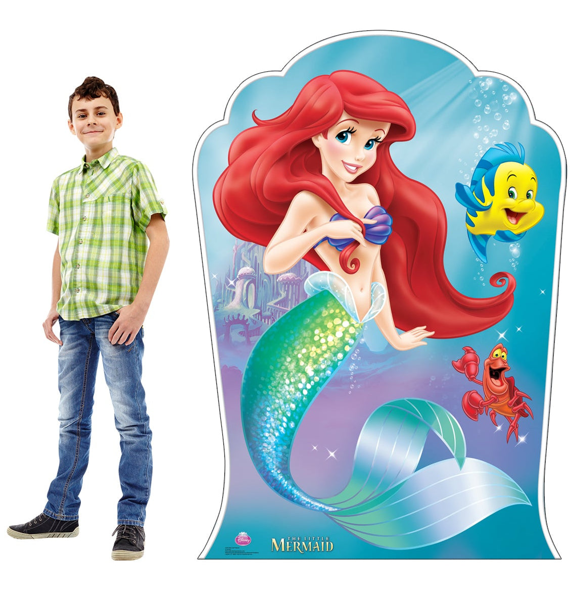 Life-size Ariel and Friends Cardboard Standup Cutout - All Cutouts