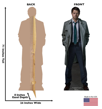 Life-size Castiel - Supernatural Cardboard Standup Cutout - All Cutouts