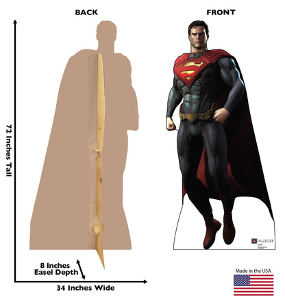 Life-size Superman Injustice Gods Among Us Cardboard Cutout - All Cutouts
