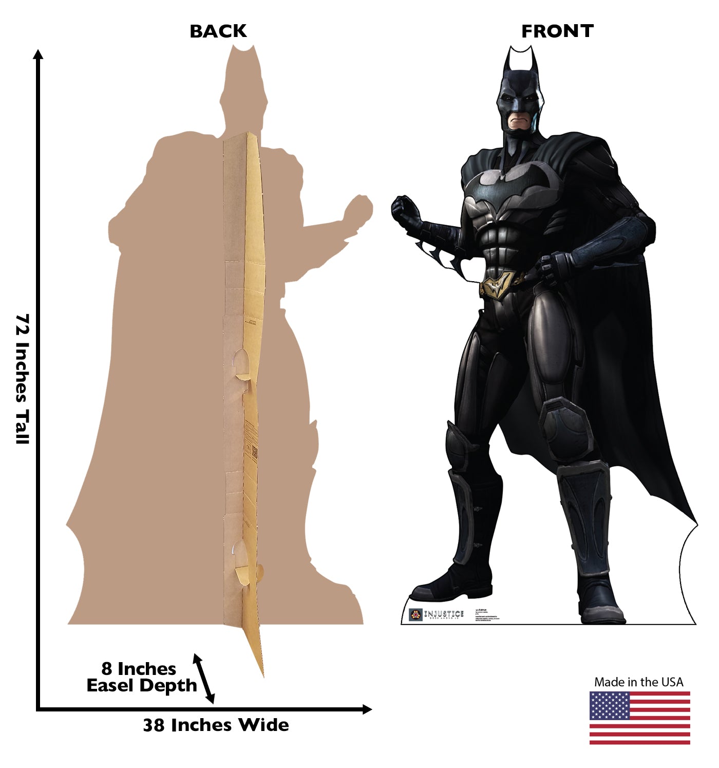 Life-size Batman Injustice Gods Among Us Cardboard Cutout - All Cutouts
