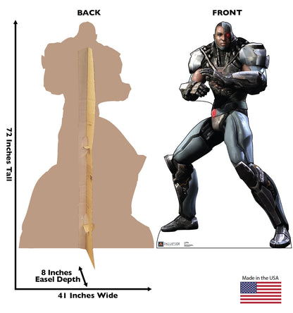 Life-size Cyborg - Injustice Gods Among Us Cardboard Standup | Cardboard Cutout - All Cutouts