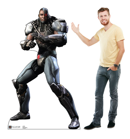 Life-size Cyborg - Injustice Gods Among Us Cardboard Standup | Cardboard Cutout - All Cutouts