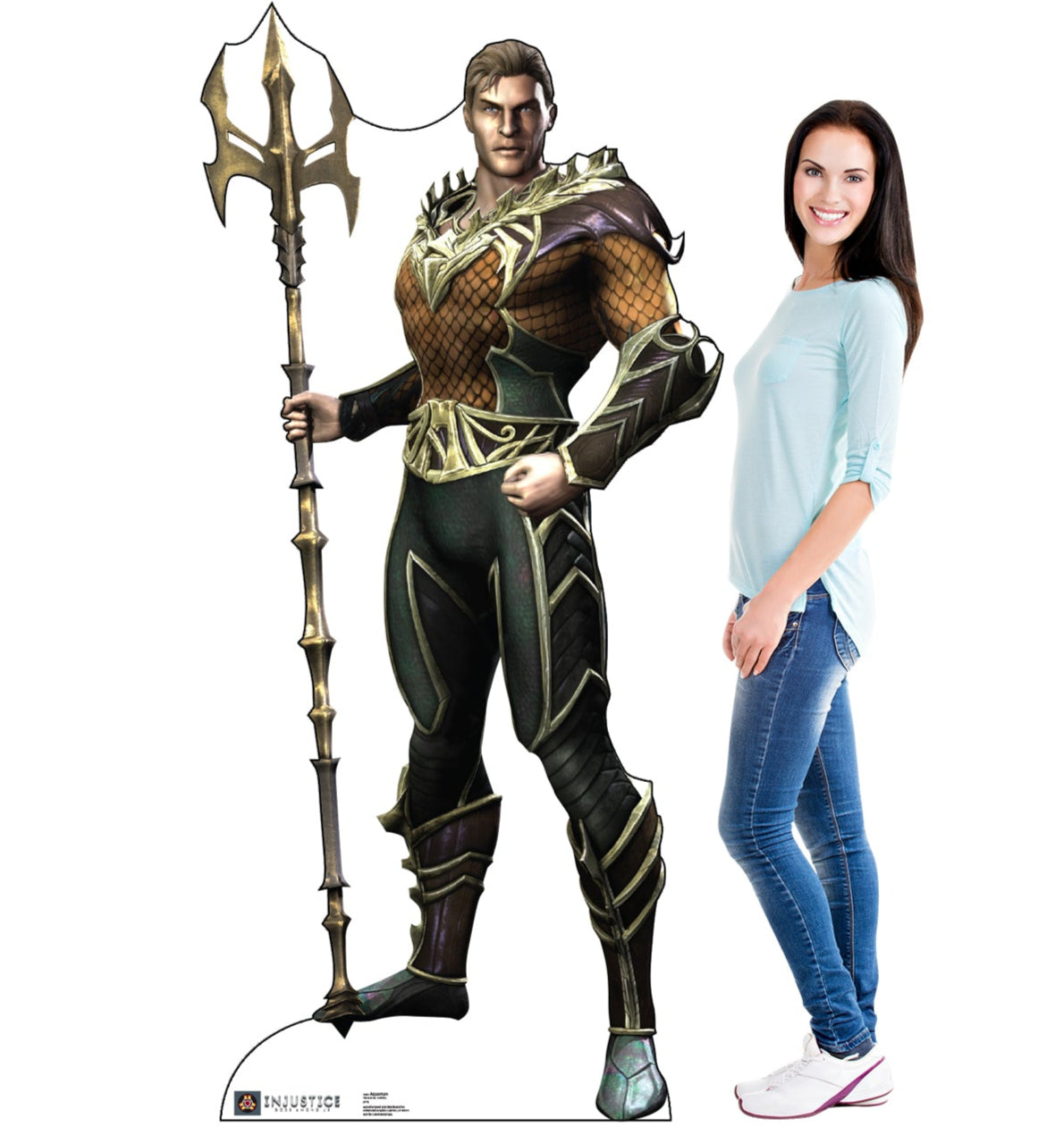 Life-size Aquaman Injustice Gods Among Us Cardboard Cutout - All Cutouts