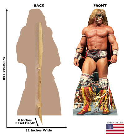 Life-size Ultimate Warrior - WWE Cardboard Standup | Cardboard Cutout - All Cutouts