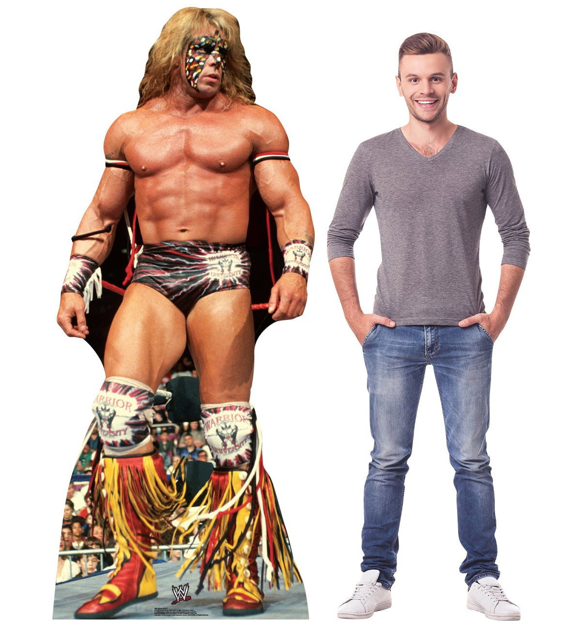Life-size Ultimate Warrior - WWE Cardboard Standup | Cardboard Cutout - All Cutouts