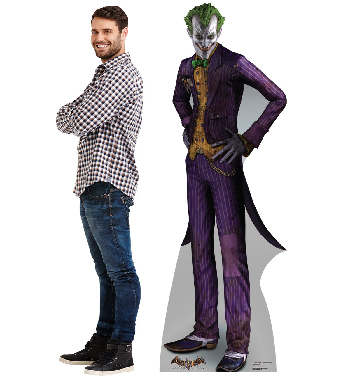 Life-size The Joker Arkham Asylum Cardboard Cutout - All Cutouts