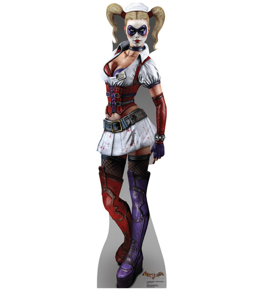 Life-size Harley Quinn Arkham Asylum Cardboard Cutout - All Cutouts