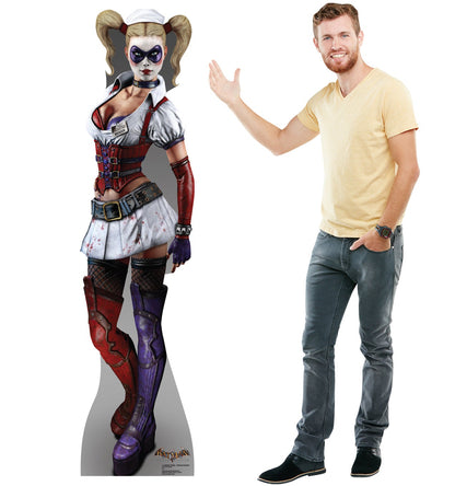 Life-size Harley Quinn Arkham Asylum Cardboard Cutout - All Cutouts