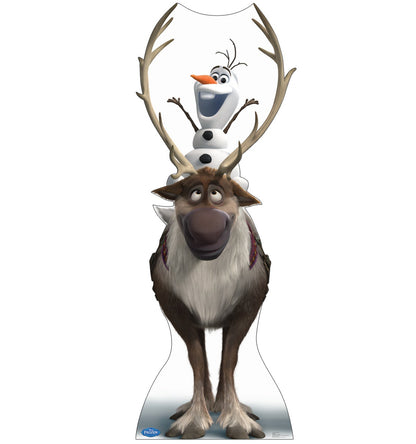 Life-size Sven and Olaf Disney's Frozen Cardboard Cutout - All Cutouts