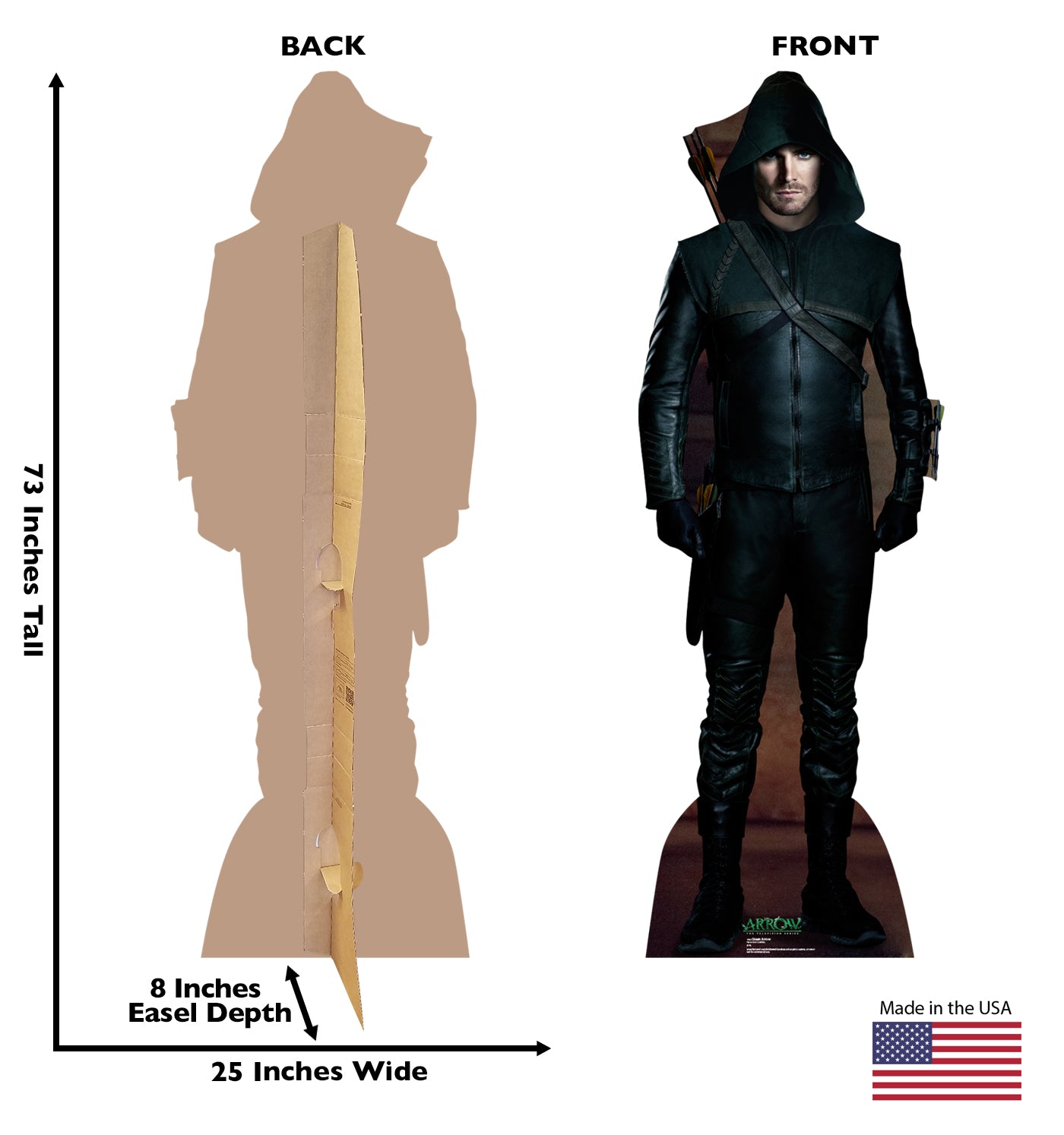 Green Arrow Life-Size Cardboard Cutout Standee - All Cutouts
