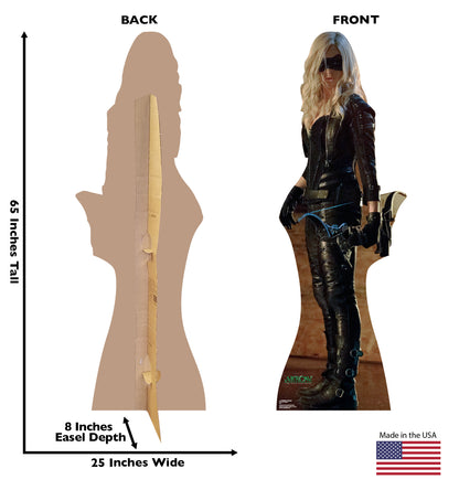 Life-size Sara Lance / Black Canary - Arrow Cardboard Standup - All Cutouts