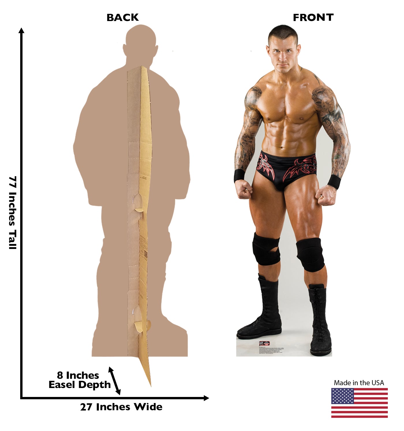 Life-size Randy Orton WWE Cardboard Standup - All Cutouts