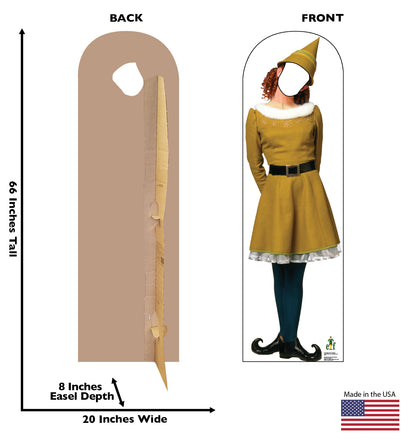 Life-size Female Elf Stand-in Cardboard Cutout - All Cutouts
