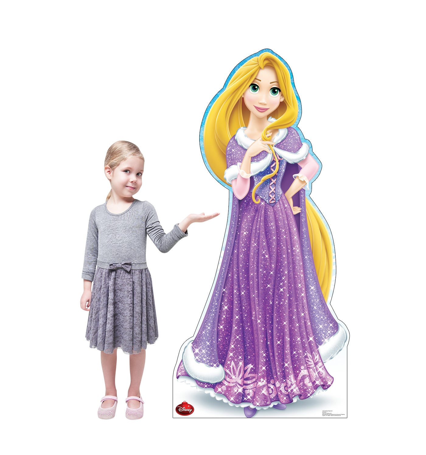 Life-size Holiday Rapunzel Limited Edition Cardboard Cutout - All Cutouts