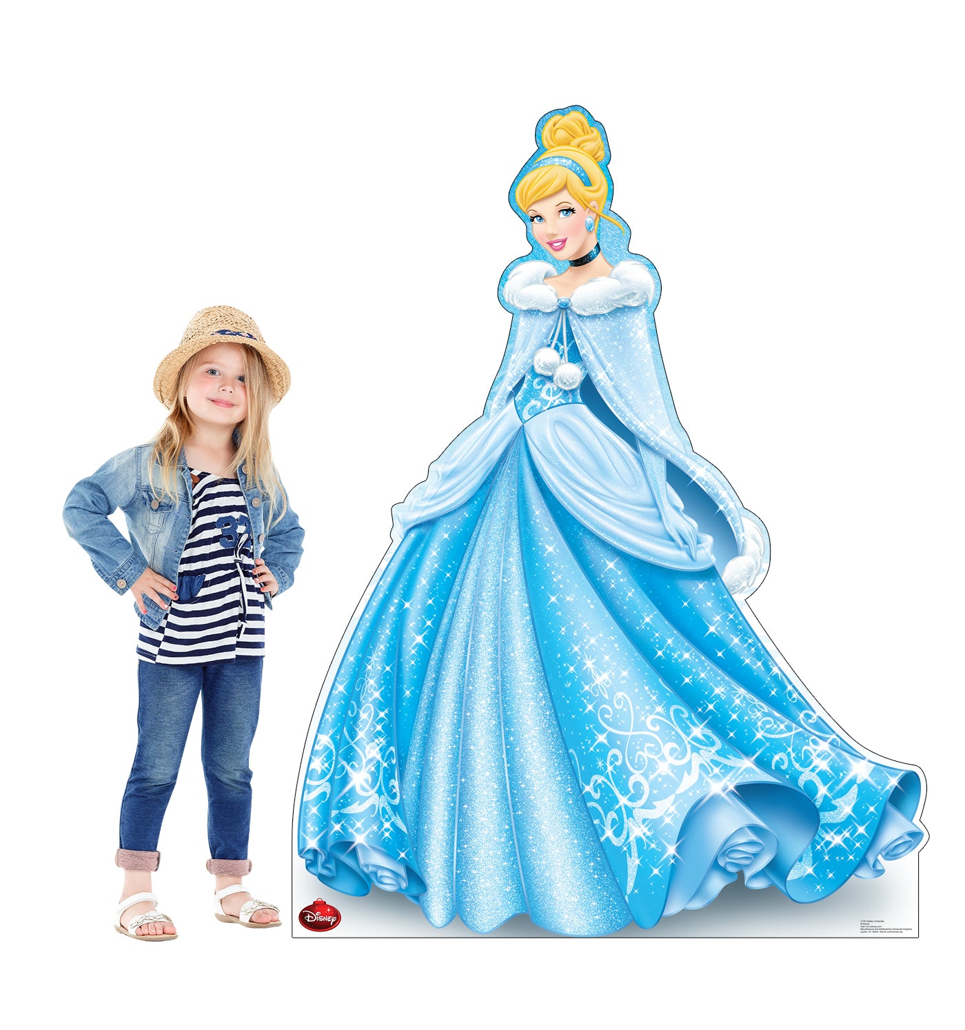 Life-size Holiday Cinderella Limited Cardboard Cutout - All Cutouts
