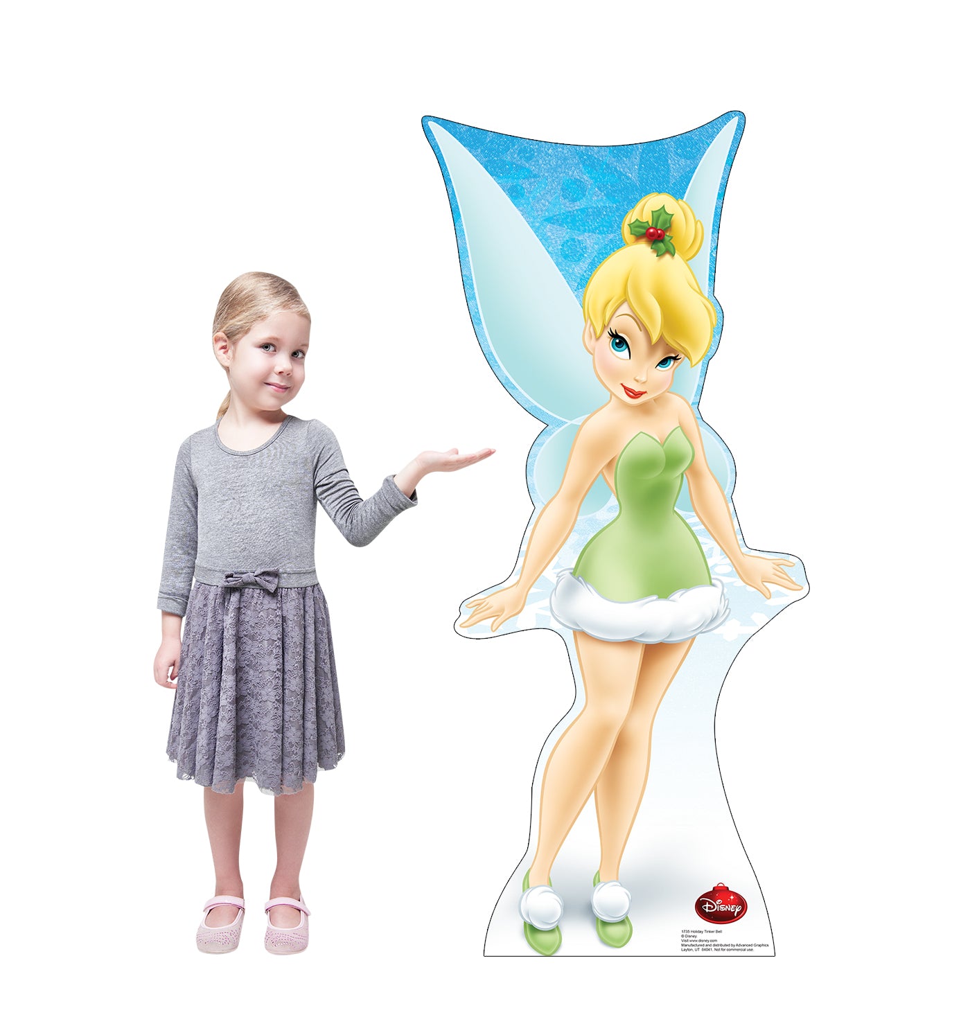 Life-size Holiday Tinker Bell - Limited Time Edition! Cardboard Standup | Cardboard Cutout - All Cutouts