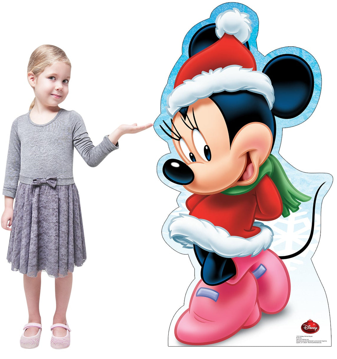 Life-size Holiday Minnie Mouse Limited Time Cardboard Cutout - All Cutouts