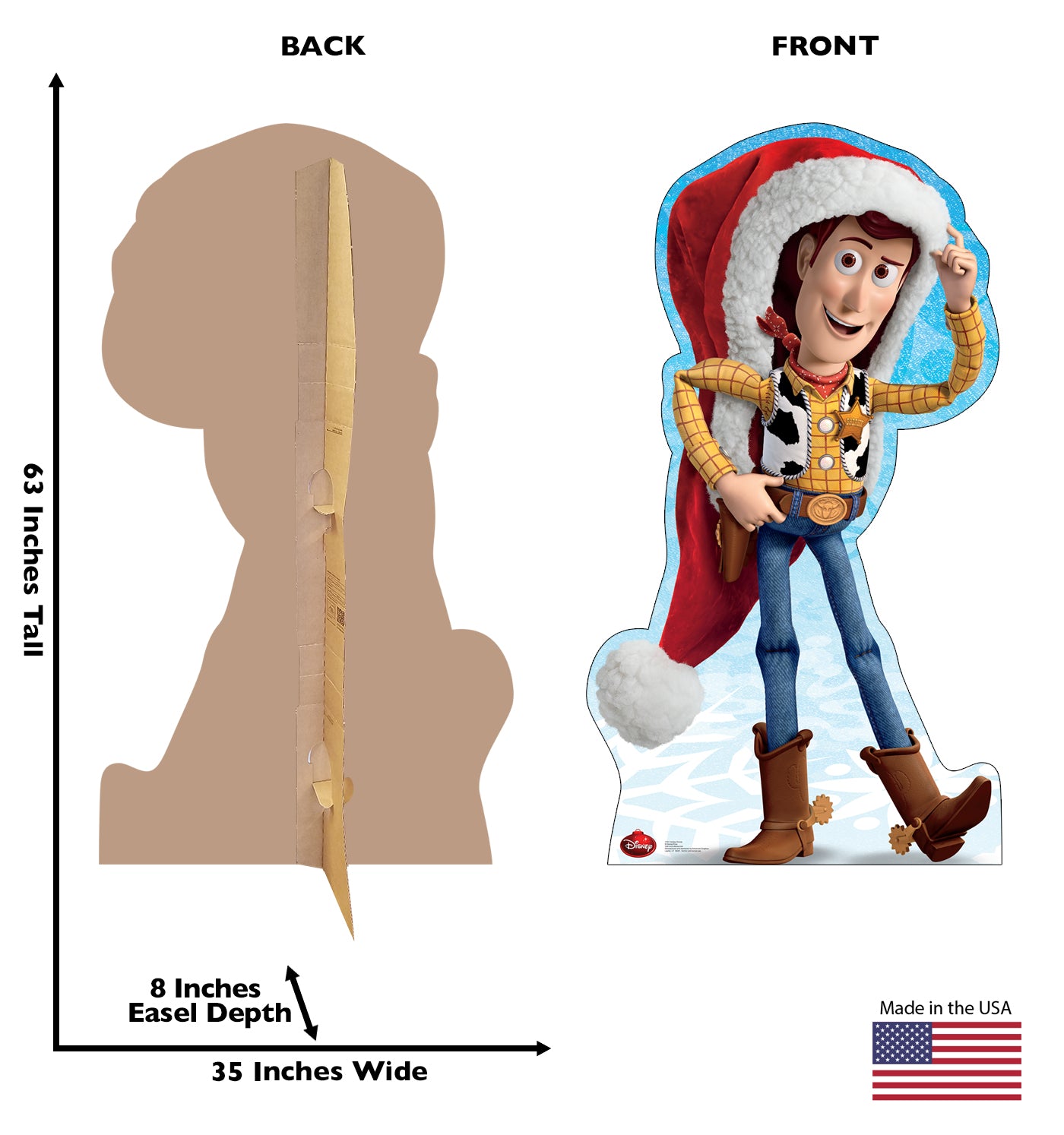 Life-size Holiday Woody Limited Edition Cardboard Cutout - All Cutouts