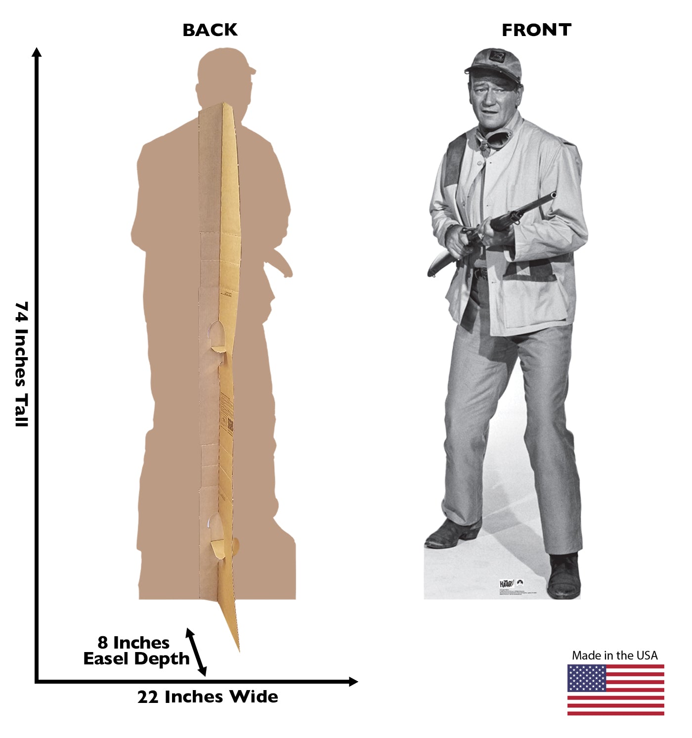 Life-size John Wayne Cardboard Cutout - All Cutouts