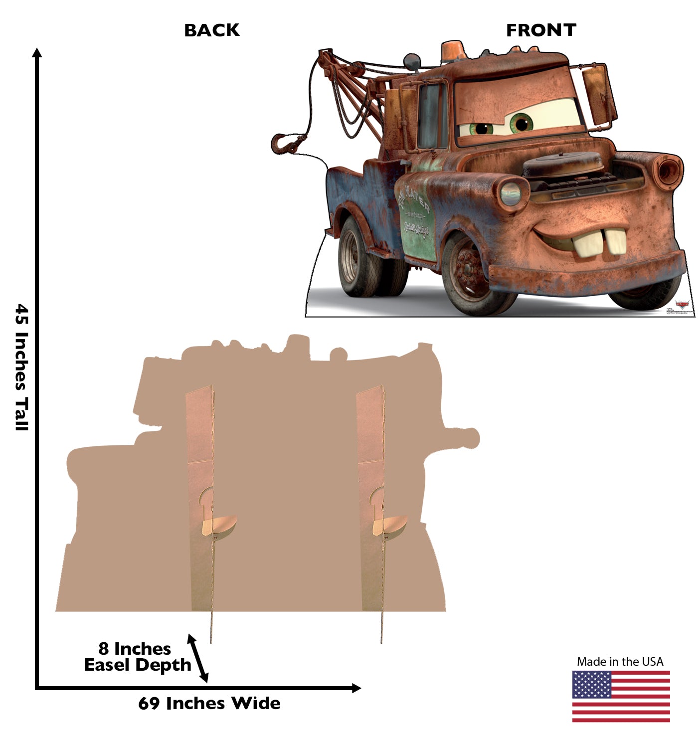 Life-size Mater Cars Cardboard Cutout - All Cutouts