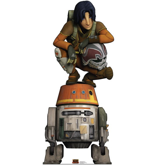 Life-size Ezra and Chopper Star Wars Rebels Cardboard Cutout - All Cutouts