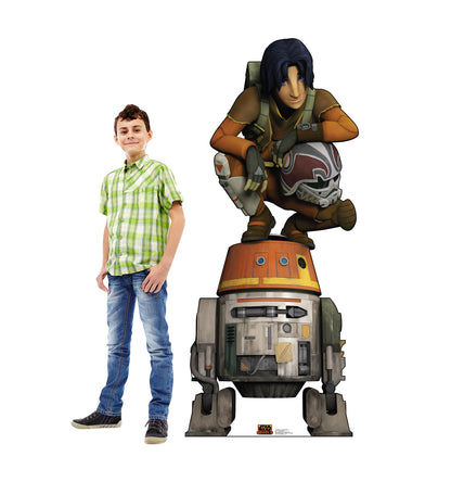 Life-size Ezra and Chopper Star Wars Rebels Cardboard Cutout - All Cutouts