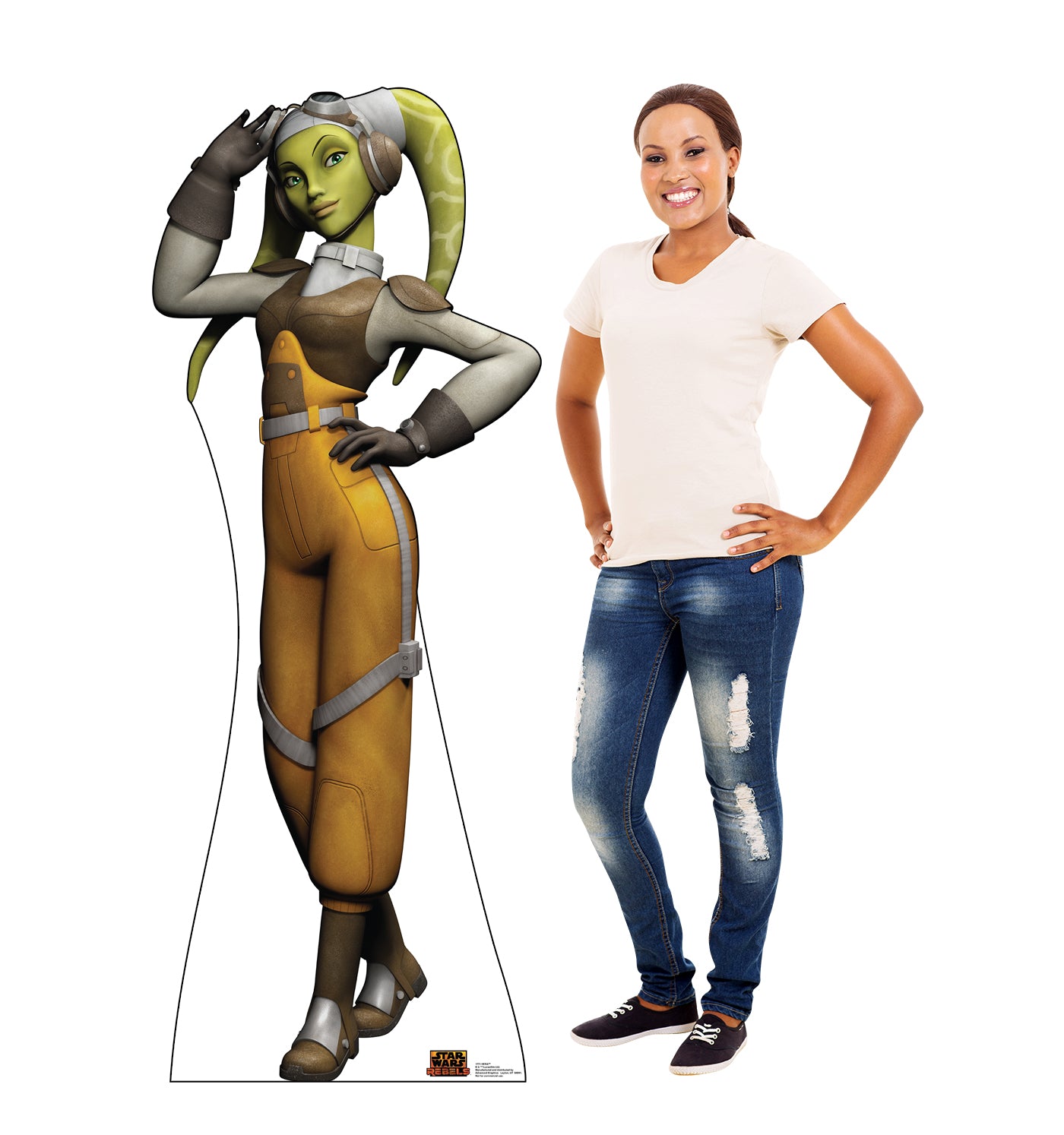 Life-size Hera Syndulla Star Wars Rebels Cardboard Cutout - All Cutouts