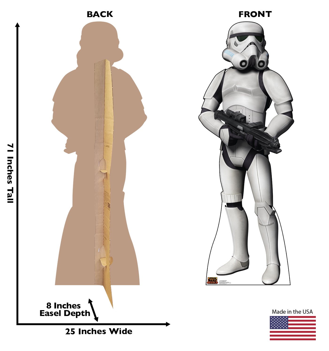 Life-size Stormtrooper Star Wars Rebels Cardboard Cutout - All Cutouts