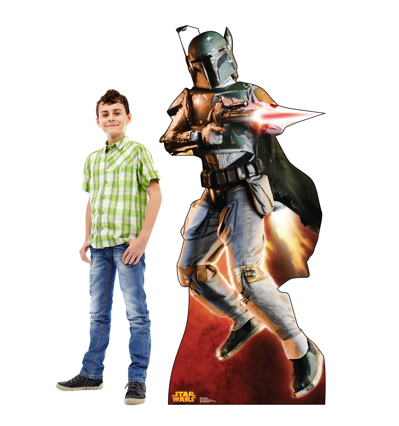 Life-size Boba Fett Retouched Cardboard Cutout - All Cutouts