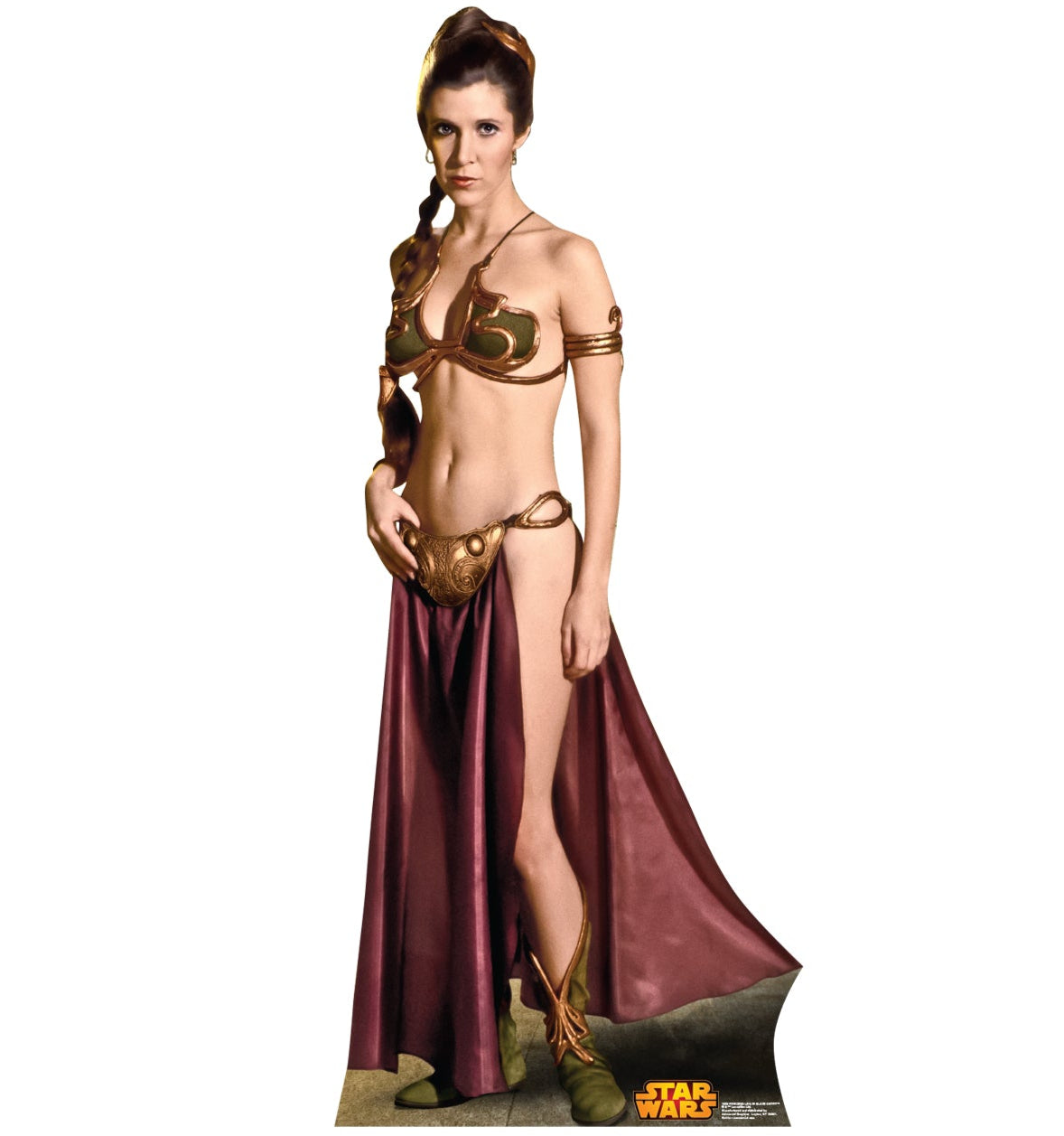 Life-size Princess Leia in Slave Outfit Cardboard Cutout - All Cutouts