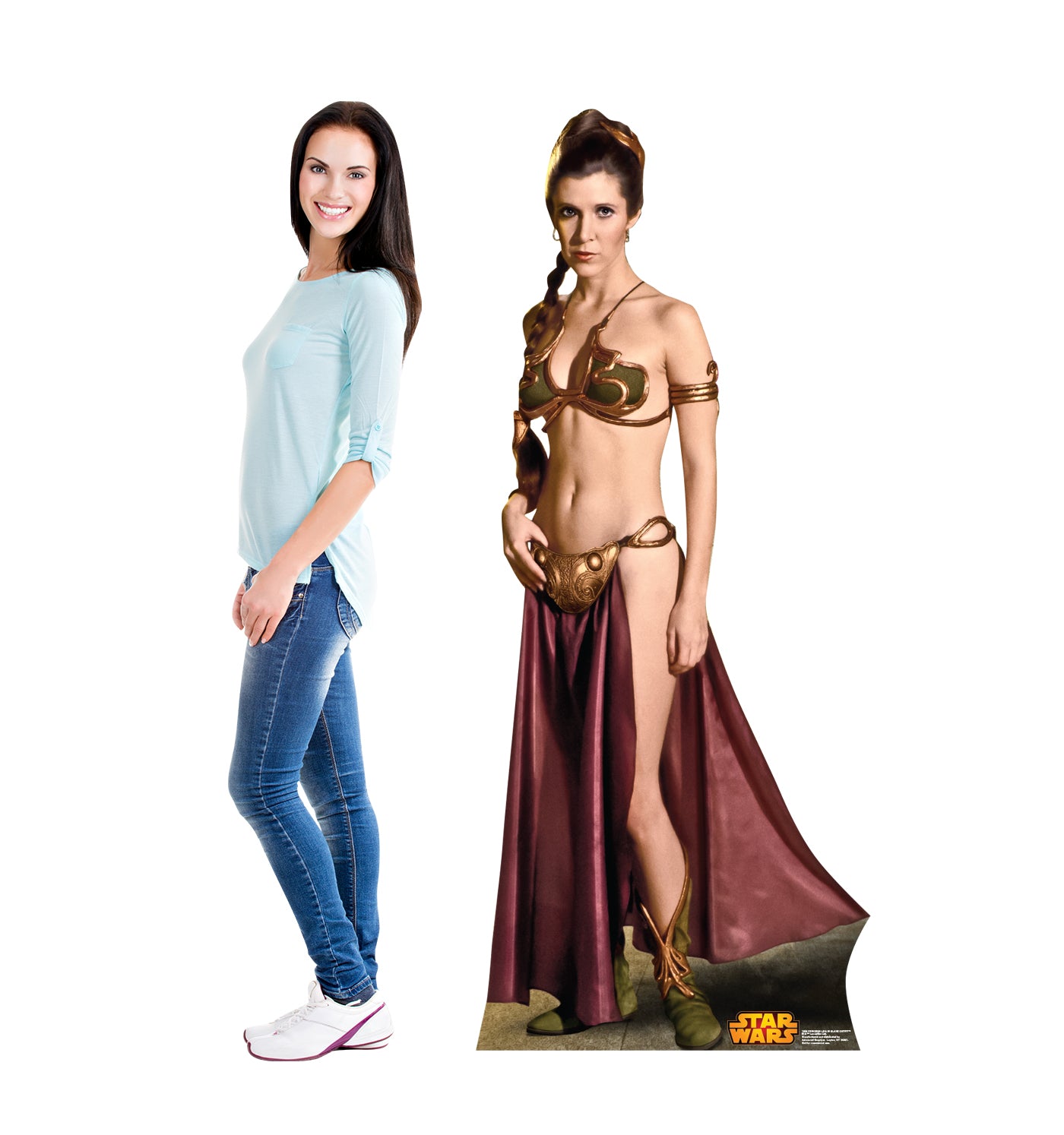 Life-size Princess Leia in Slave Outfit Cardboard Cutout - All Cutouts