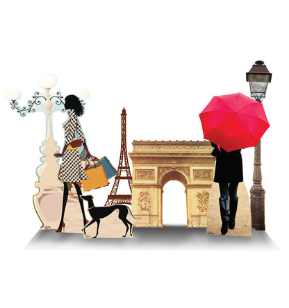 Paris-Themed Party Set Life-Size Cardboard Cutout - All Cutouts