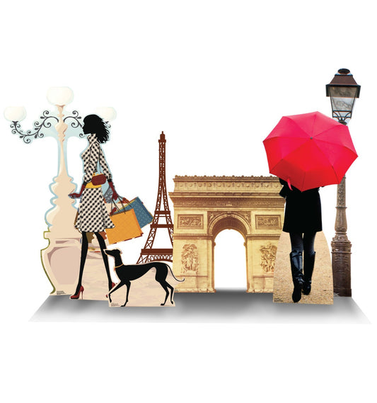 Paris-Themed Party Set Life-Size Cardboard Cutout - All Cutouts