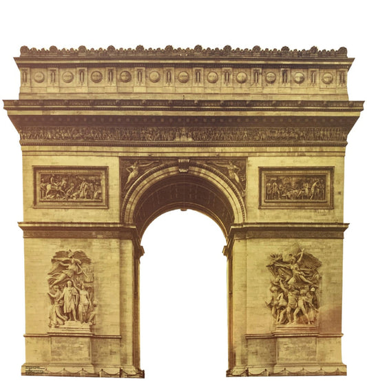 Life-size Paris Arc de Triomphe Cardboard Cutout
