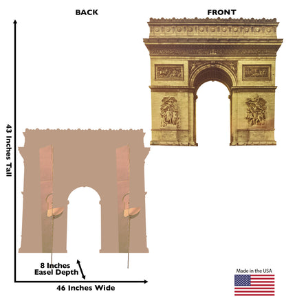 Life-size Paris Arc de Triomphe Cardboard Cutout - All Cutouts