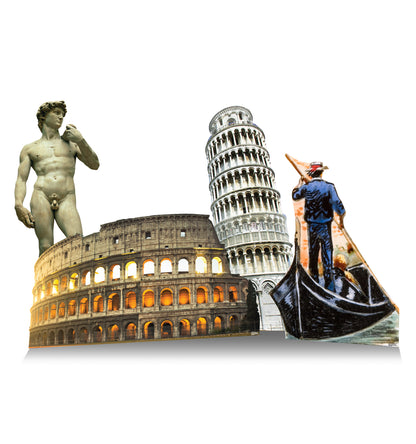 Italy-Themed Party Set Life-Size Cardboard Cutout - All Cutouts