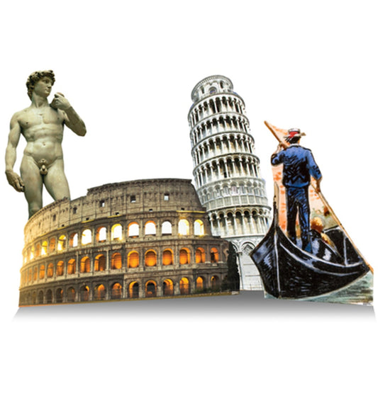 Italy-Themed Party Set Life-Size Cardboard Cutout - All Cutouts