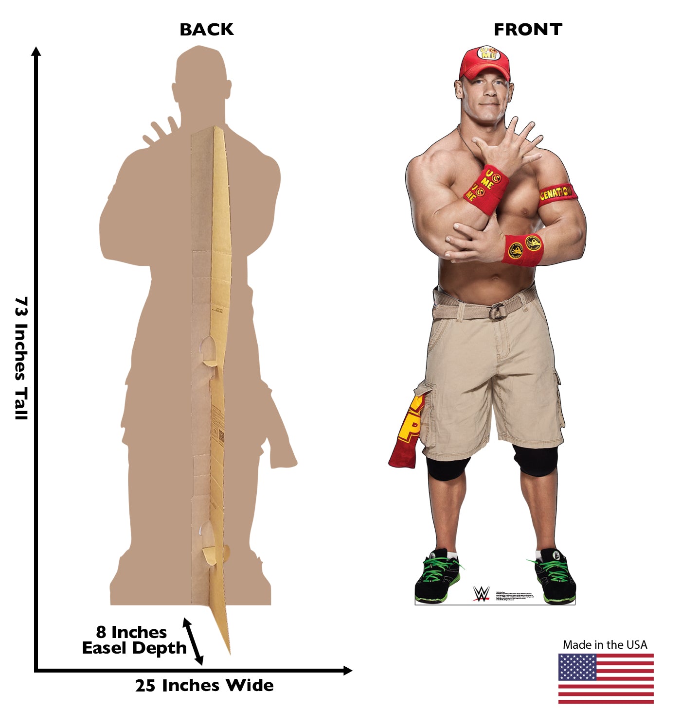 Life-size John Cena WWE Cardboard Standup - All Cutouts