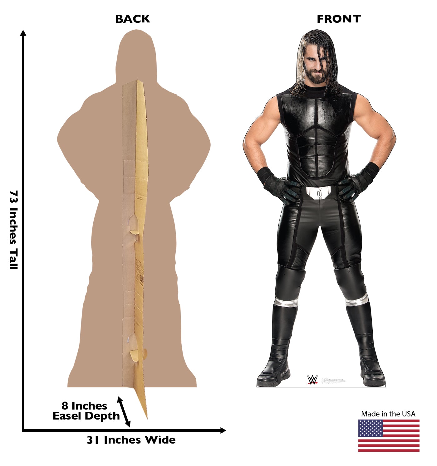 Life-size Seth Rollins WWE Cardboard Cutout - All Cutouts
