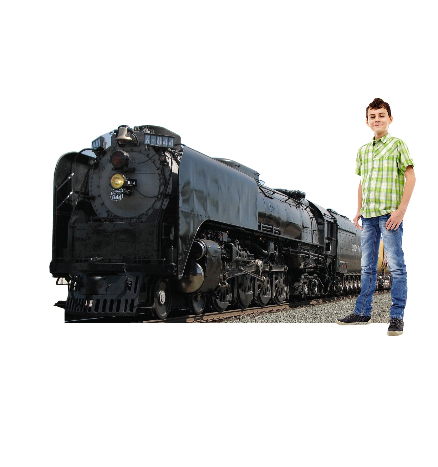 Life-size Union Pacific Train Cardboard Cutout - All Cutouts