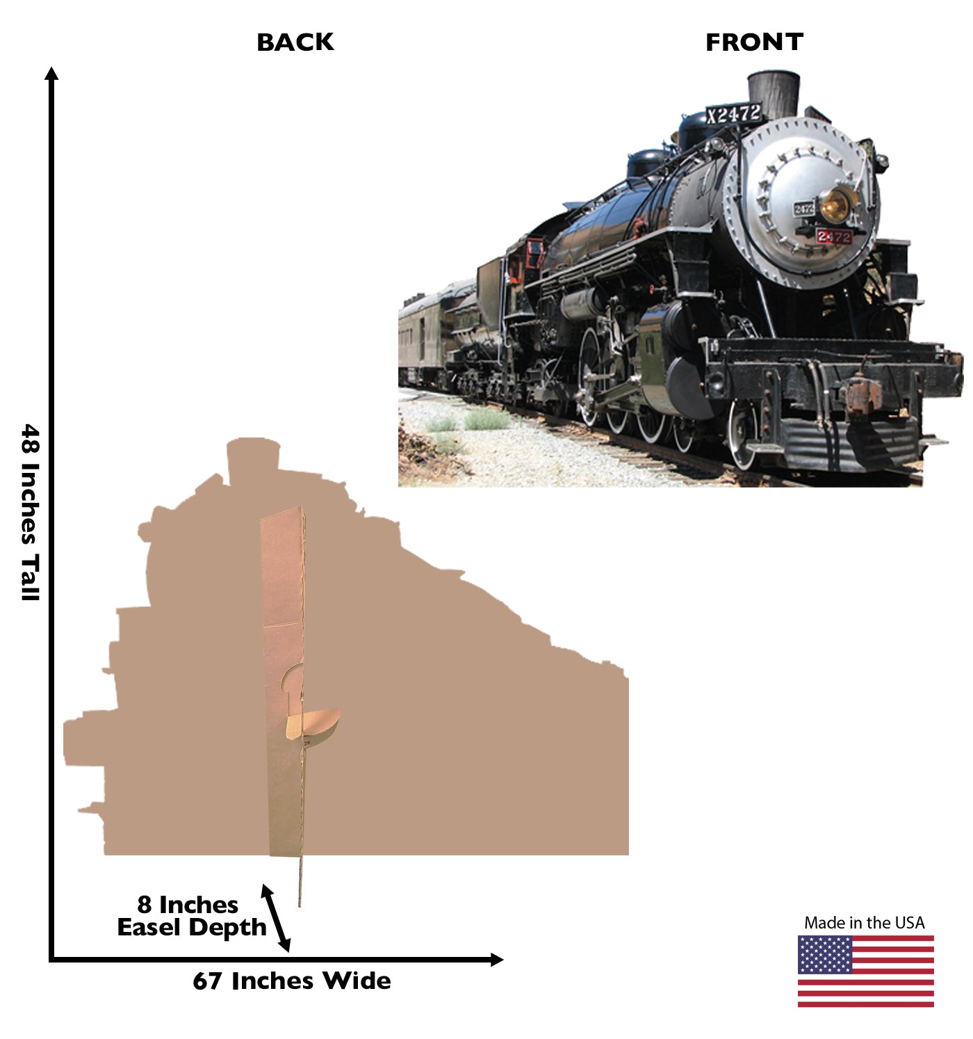 Life-size Niles Canyon Railway Cardboard Cutout - All Cutouts
