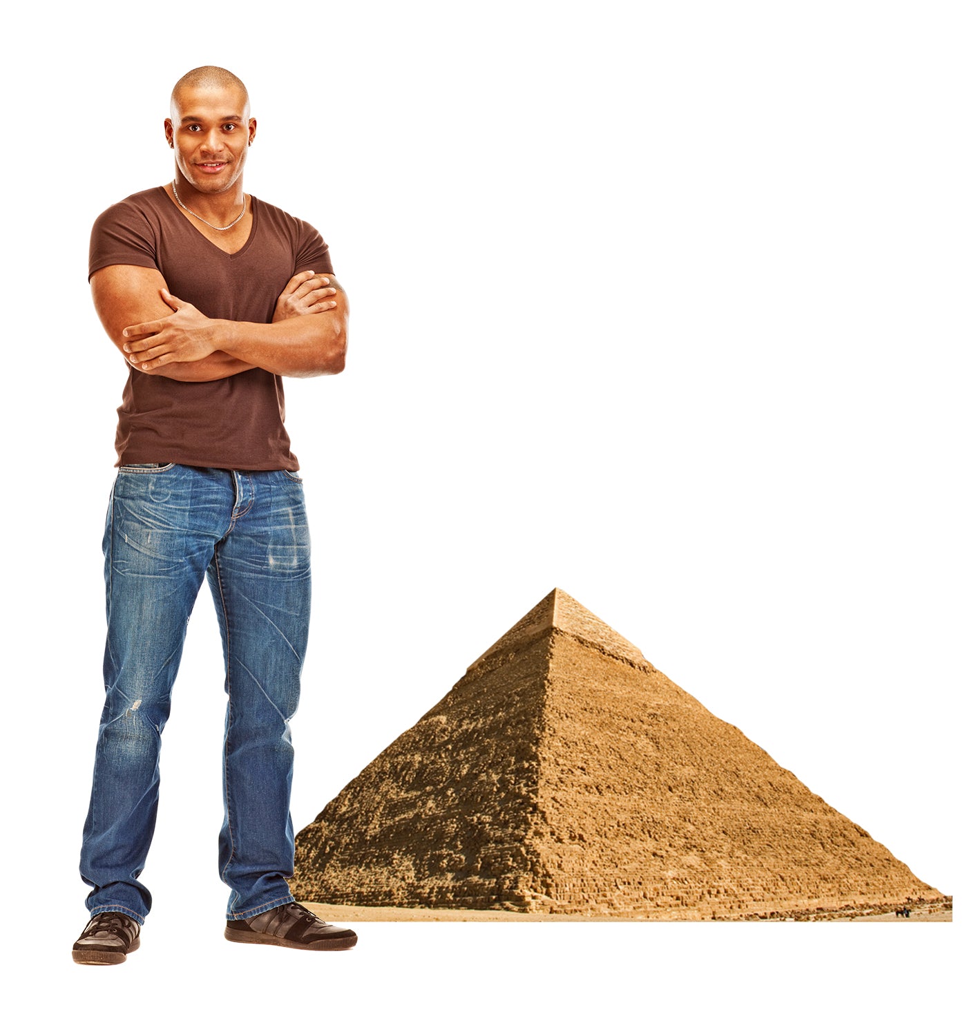 Egyptian Pyramid of Chephren Cardboard Cutout - All Cutouts