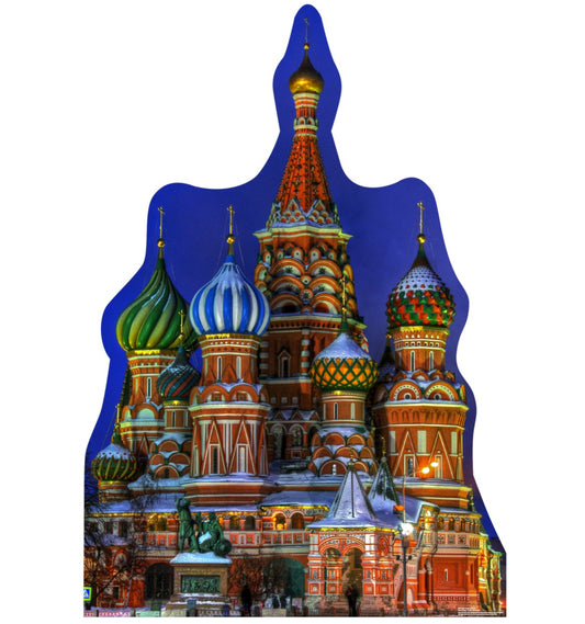 Life-size Saint Basil's Cathedral Cardboard Cutout - All Cutouts