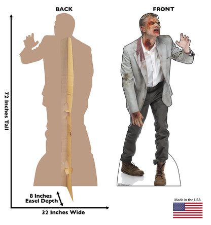 Life-size Zombie Snatcher Cardboard Standup - All Cutouts
