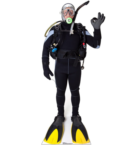 Life-size Scuba Diver Cardboard Standup - All Cutouts
