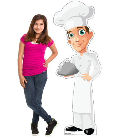 Life-size Cartoon Chef Cardboard Standup - All Cutouts