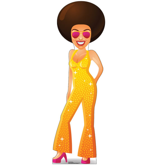 Life-size Cartoon Disco Dancer Cardboard Cutout - All Cutouts
