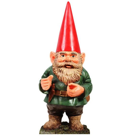 Life-size Garden Gnome Cardboard Standup - All Cutouts