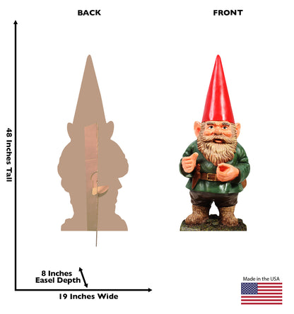 Life-size Garden Gnome Cardboard Standup - All Cutouts